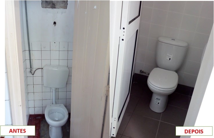 Obras de reconstrução das instalações sanitárias da freguesia da Madalena do Mar