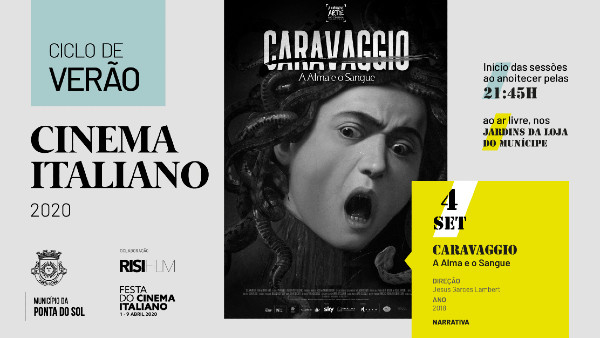 Caravaggio – A Alma e o Sangue | 6.ª Sessão de Cinema do Ciclo de Verão